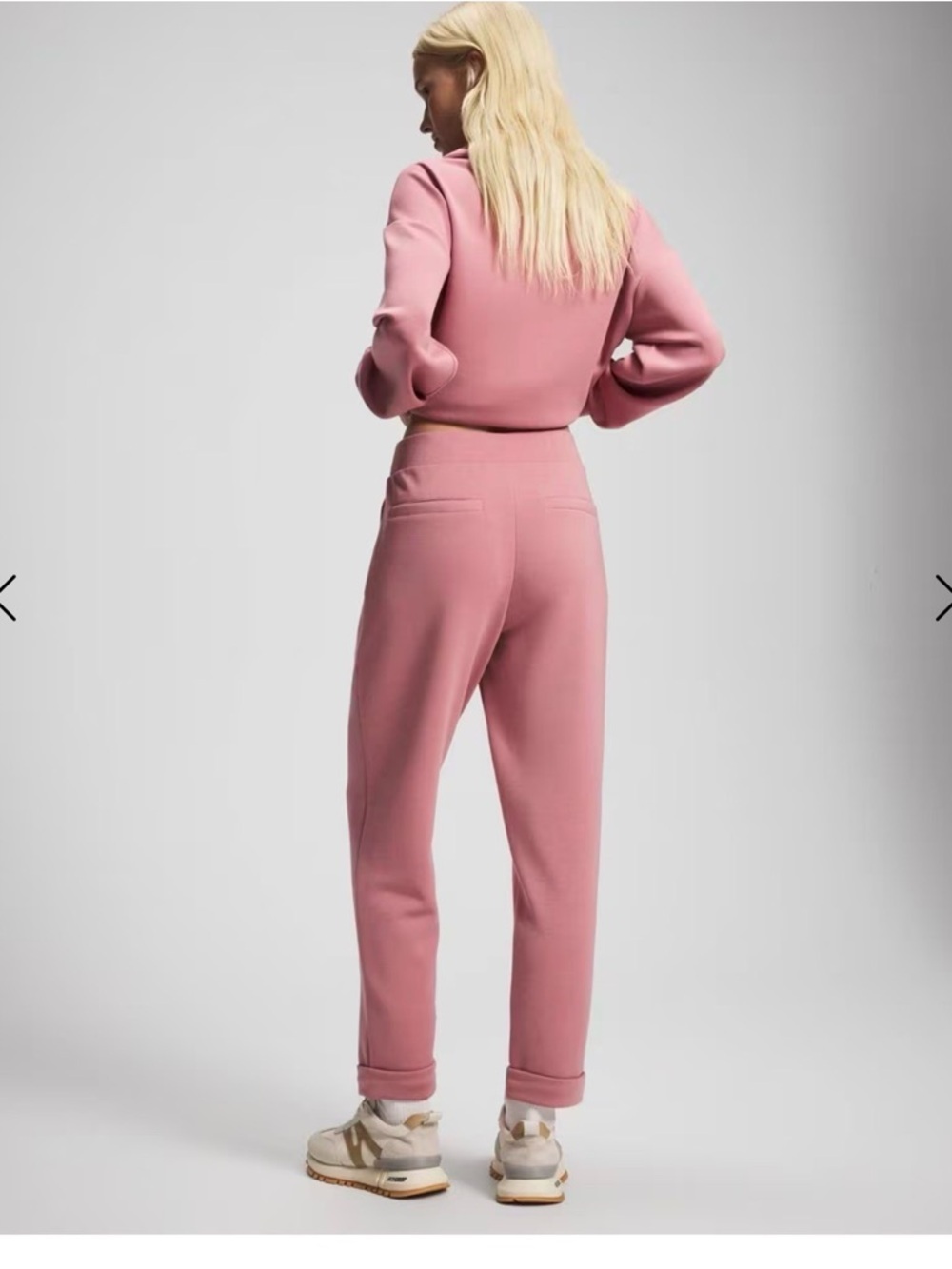 New - Soma Cinder Rose Ponte Track Joggers - Picture 3 of 9